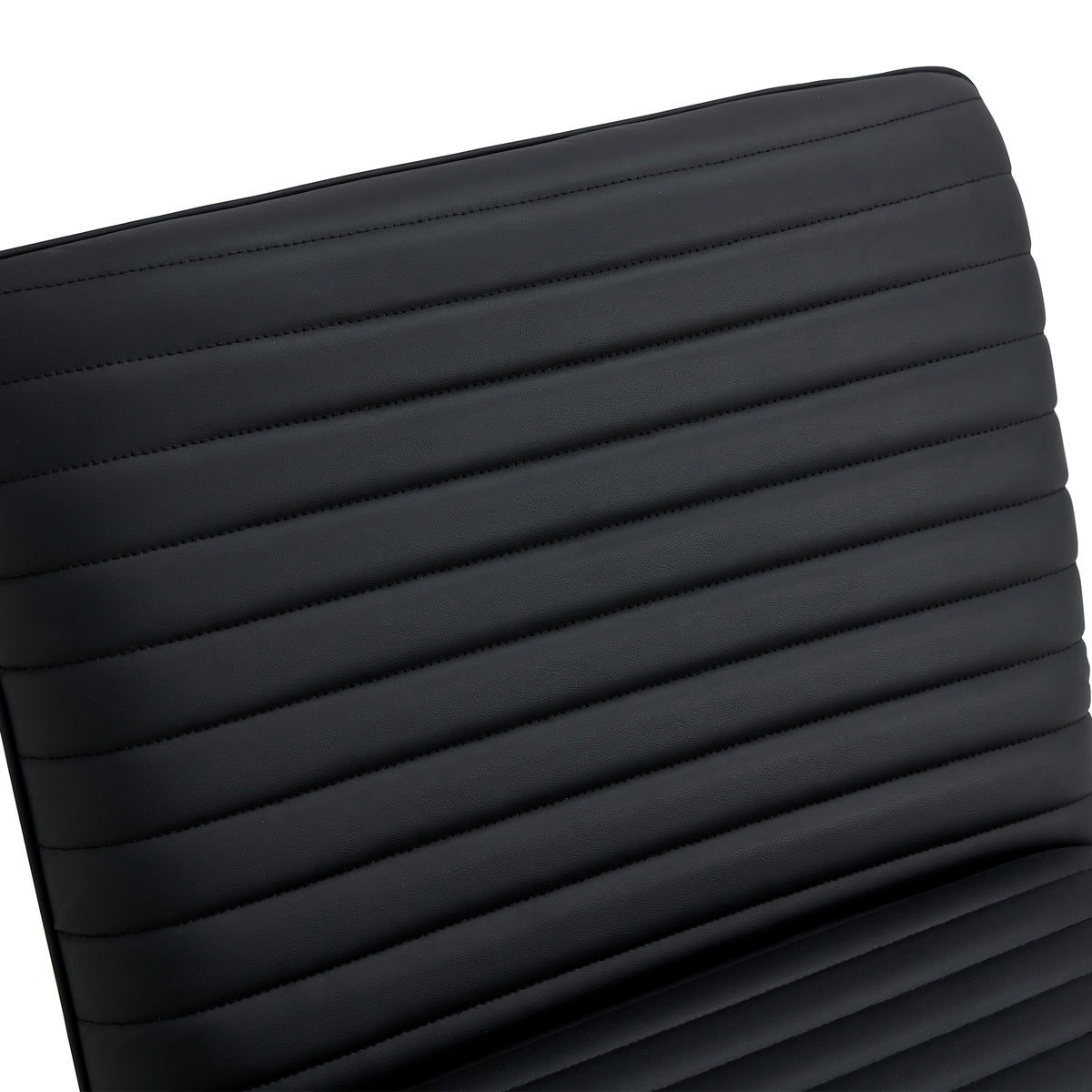 Black Armless Lounge Chair – Black Legs