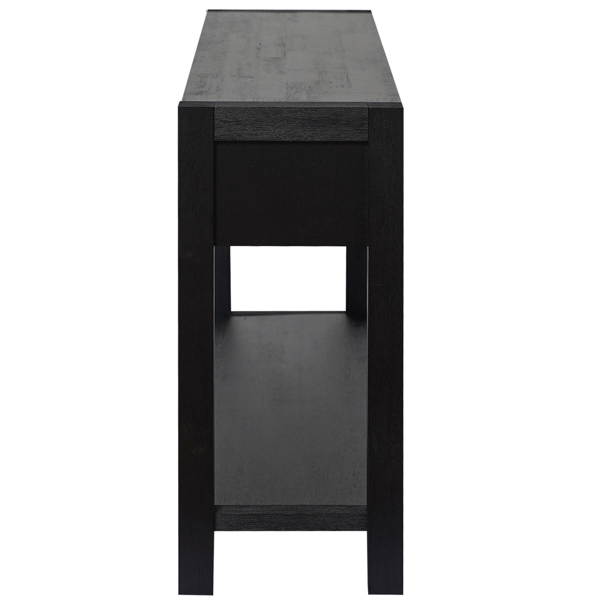 U-Style Entryway Console Table – 2 Drawers