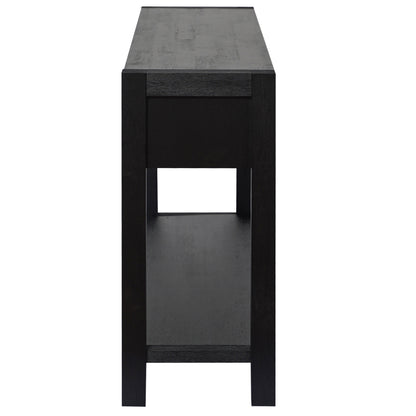 U-Style Entryway Console Table – 2 Drawers