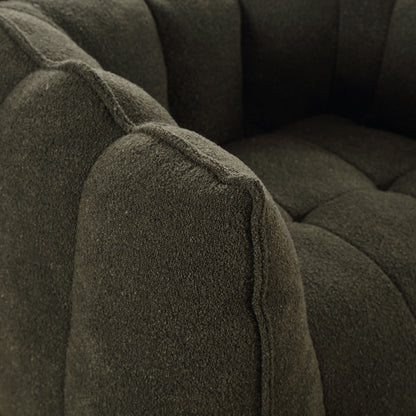 Soft Bean Bag Chair – Gray High-Resilience Foam