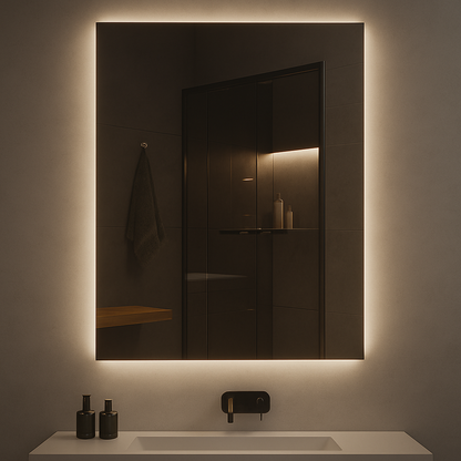 NEBULA PureGlow Backlit LED Vanity Mirror – Anti-Fog | 24–60"