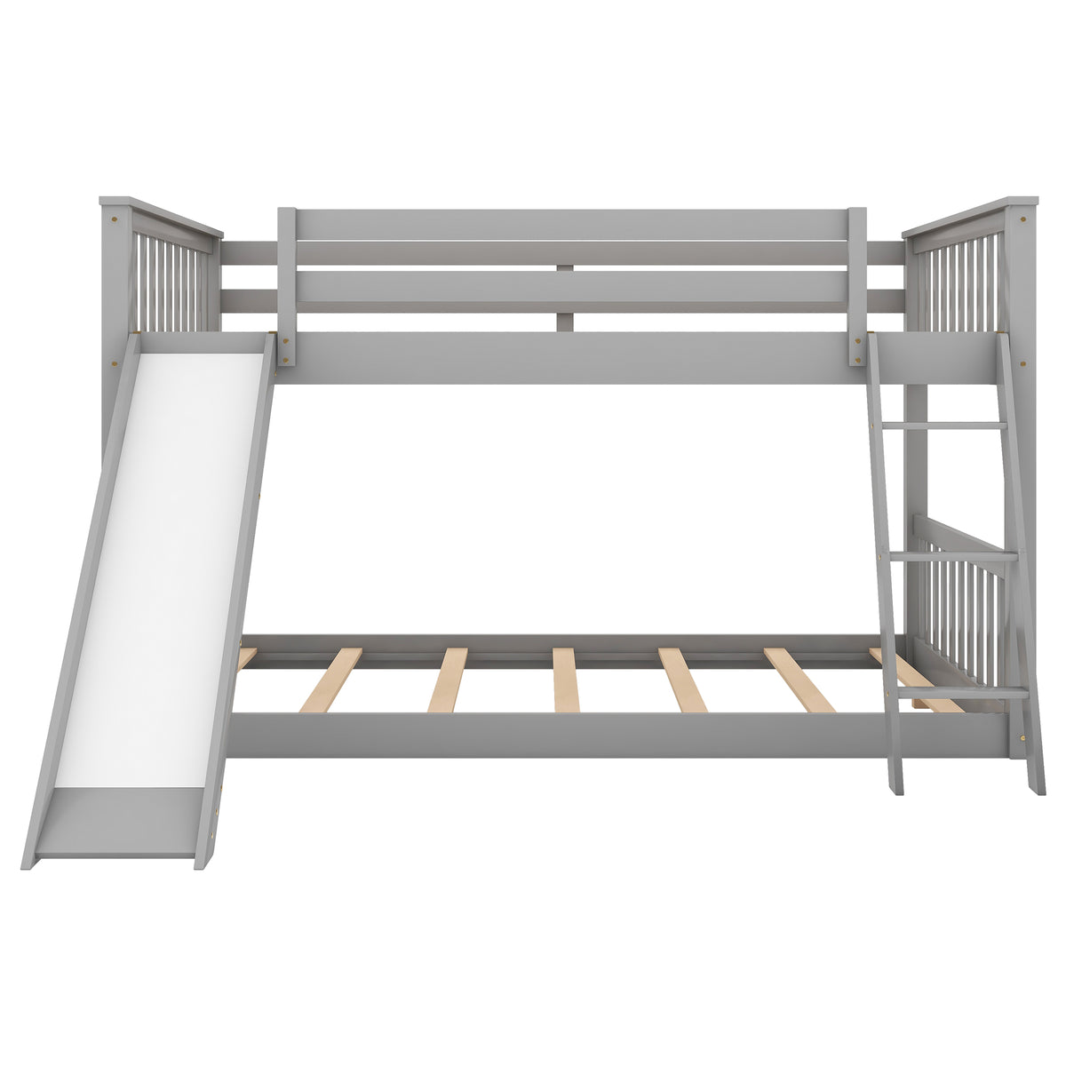 Full Bunk Bed Gray