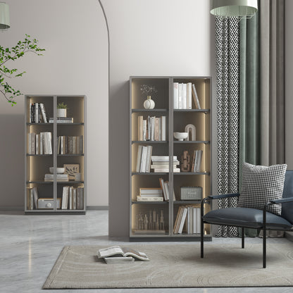 Modern Display Storage Cabinet with Shelves