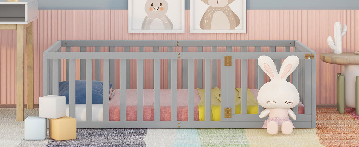 Twin Wood Daybed Gray