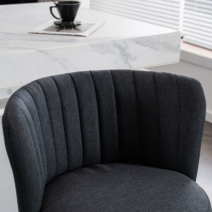 Adjustable Gray Bar Stool Set (2 pcs) – Modern Metal Base