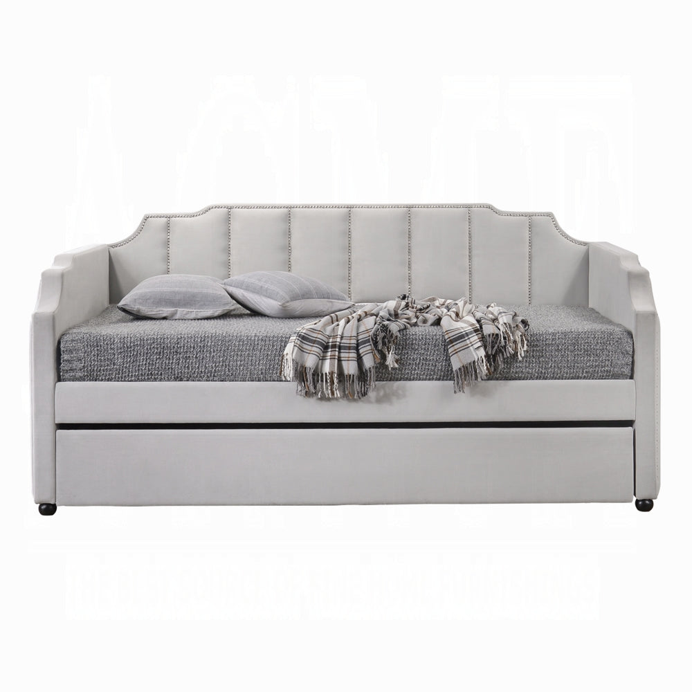 Breda Arched Daybed w/Trundle - Dove Grey