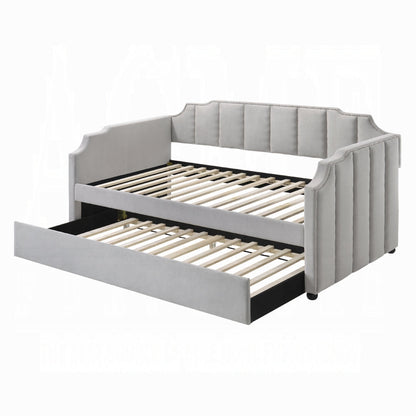 Breda Arched Daybed w/Trundle - Dove Grey