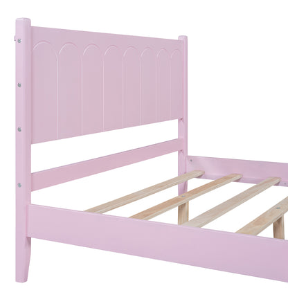 Full Platform Bed Pink