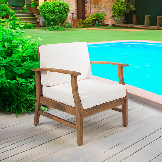 Perla Club Chair – Soft Linen Beige