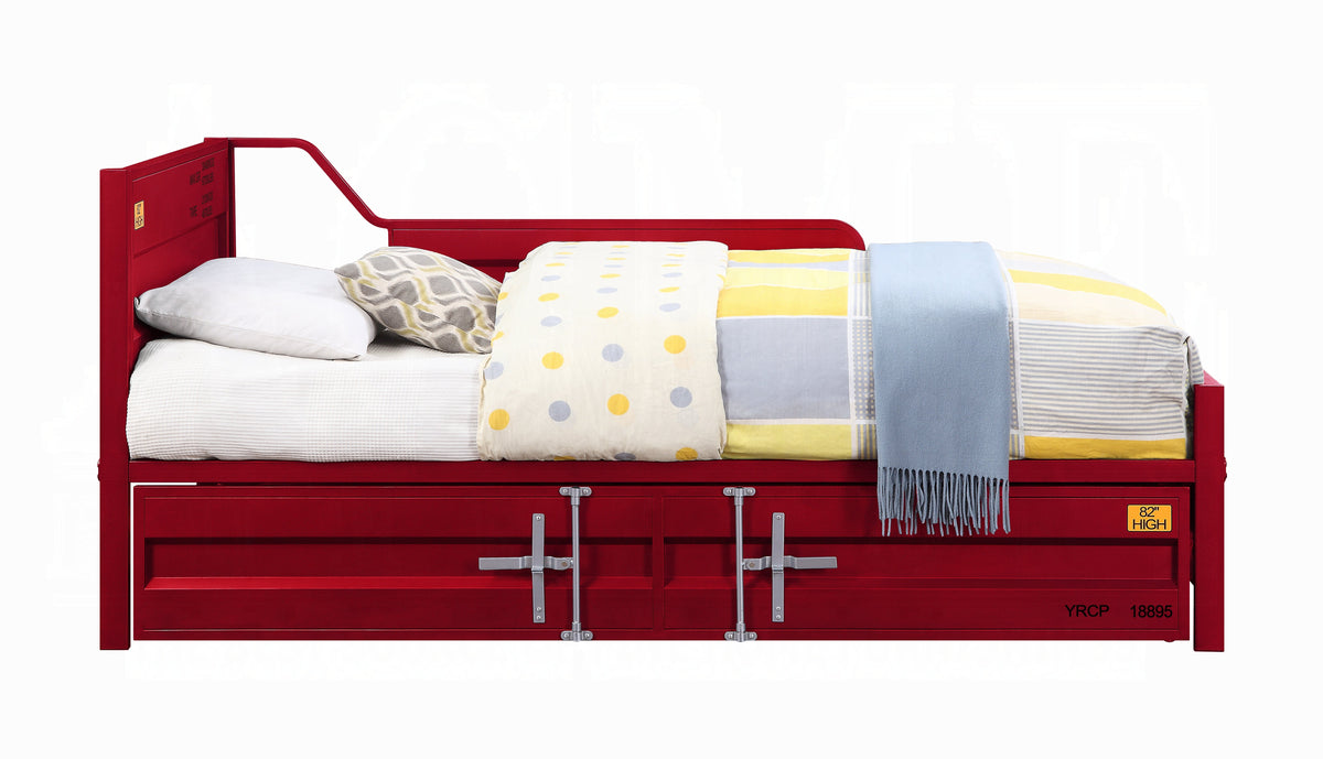 Kamotsu Daybed w/Trundle - Red