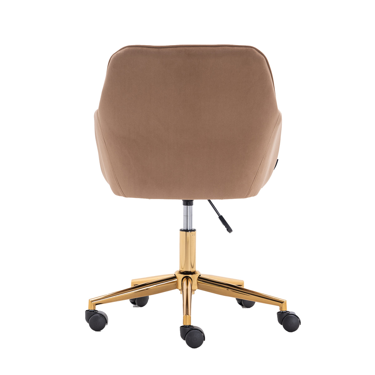 Velvet Executive Swivel Office Chair – Coffee Brown