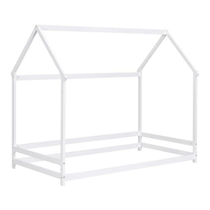 Twin House Bed White