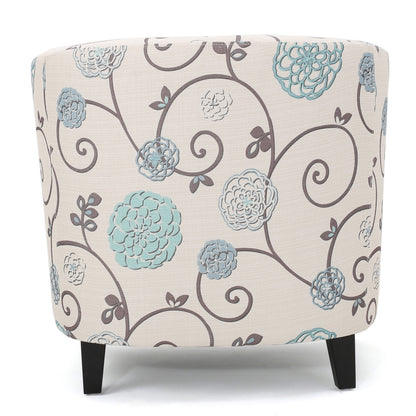 Plaza Velvet Club Chair – White