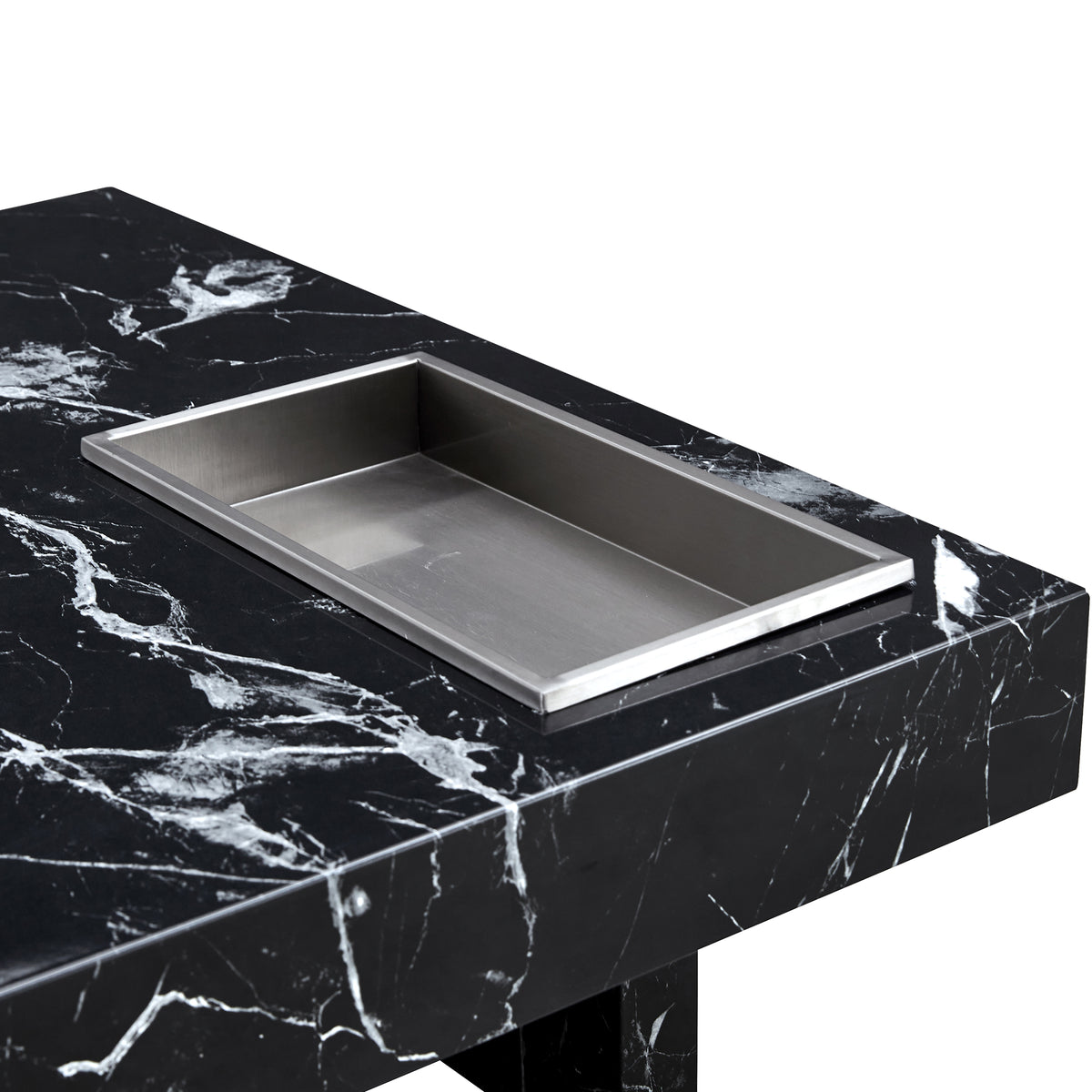 Black Pattern Modern Coffee Table