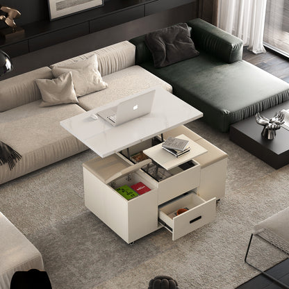 Modern Lift-Top Coffee Table – Expandable Design