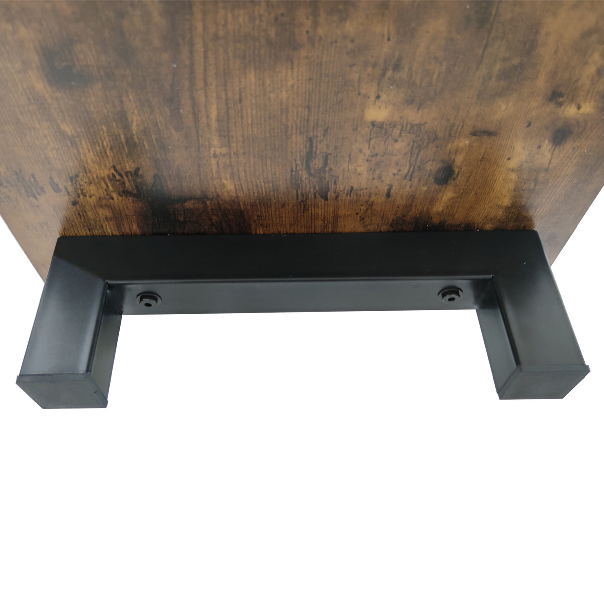 Rustic Brown TV Console – 65” Wood & Glass