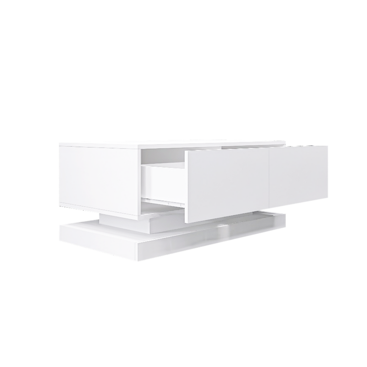 High Gloss Coffee Table with RGB Control