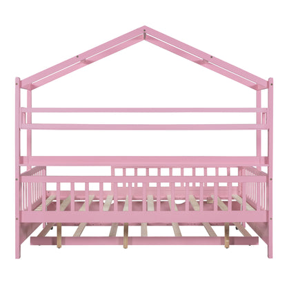 Full House Bed Pink