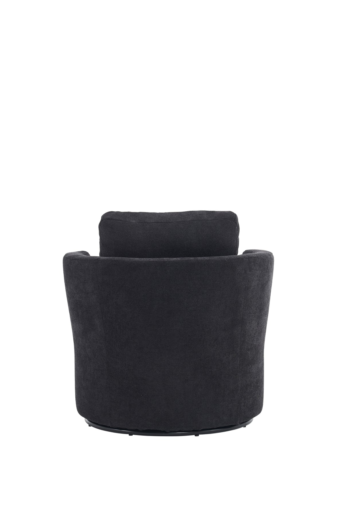Rotating Club Chair Black
