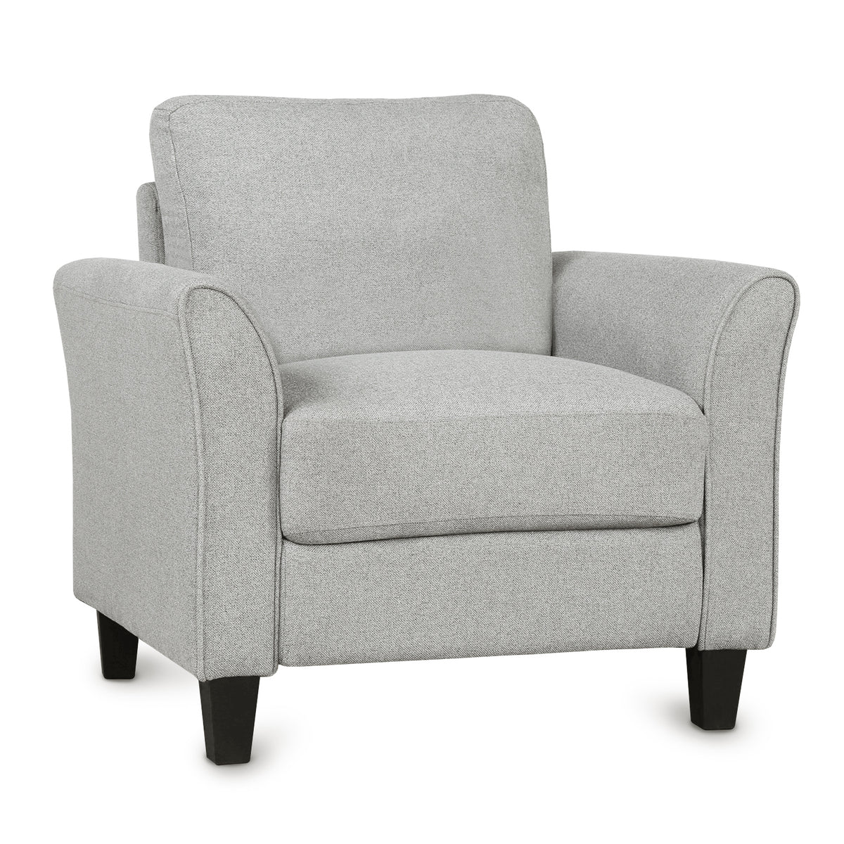 Contemporary Armrest Sofa – Light Gray
