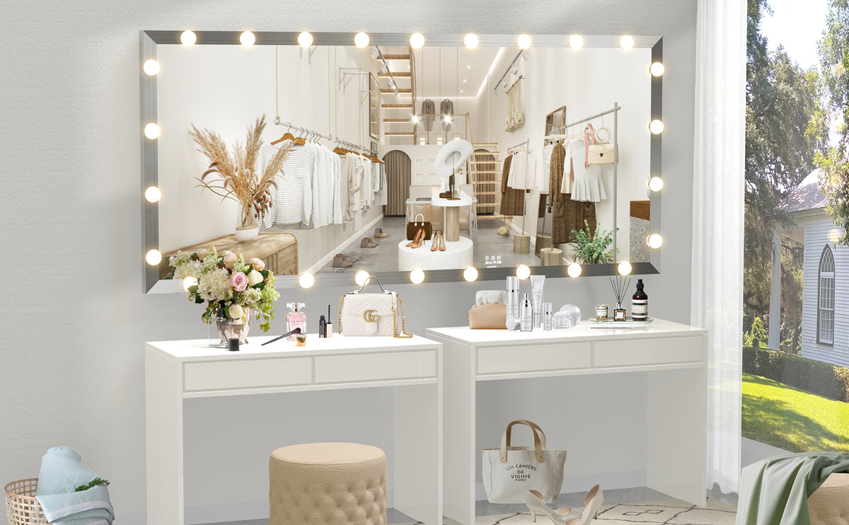 Hollywood LED Vanity Mirror White