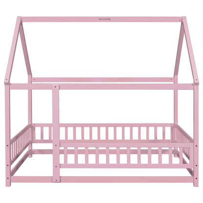 Full Floor Bed Pink