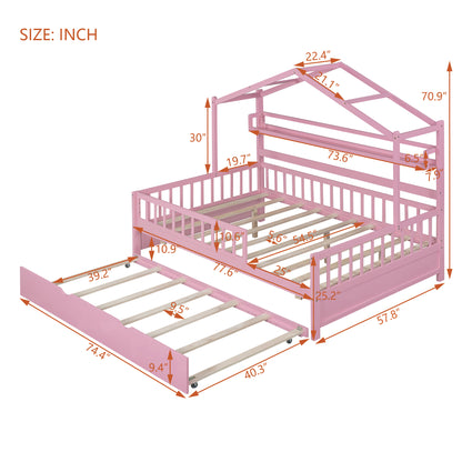 Full House Bed Pink