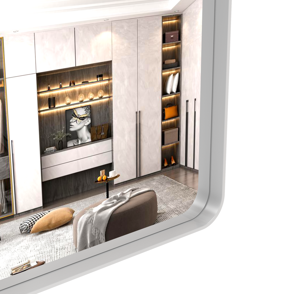 Wall Mirror Aluminum Frame
