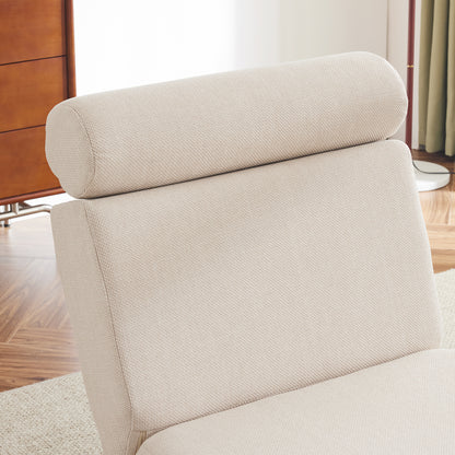 Foldable Sofa Bed Chair Cream