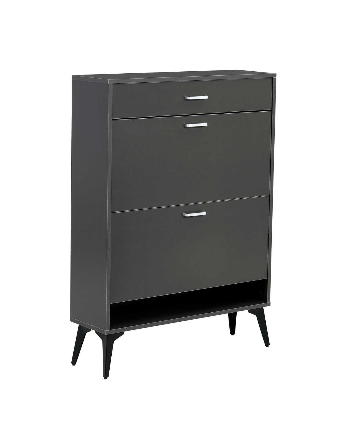 Grey Shoe Storage Cabinet