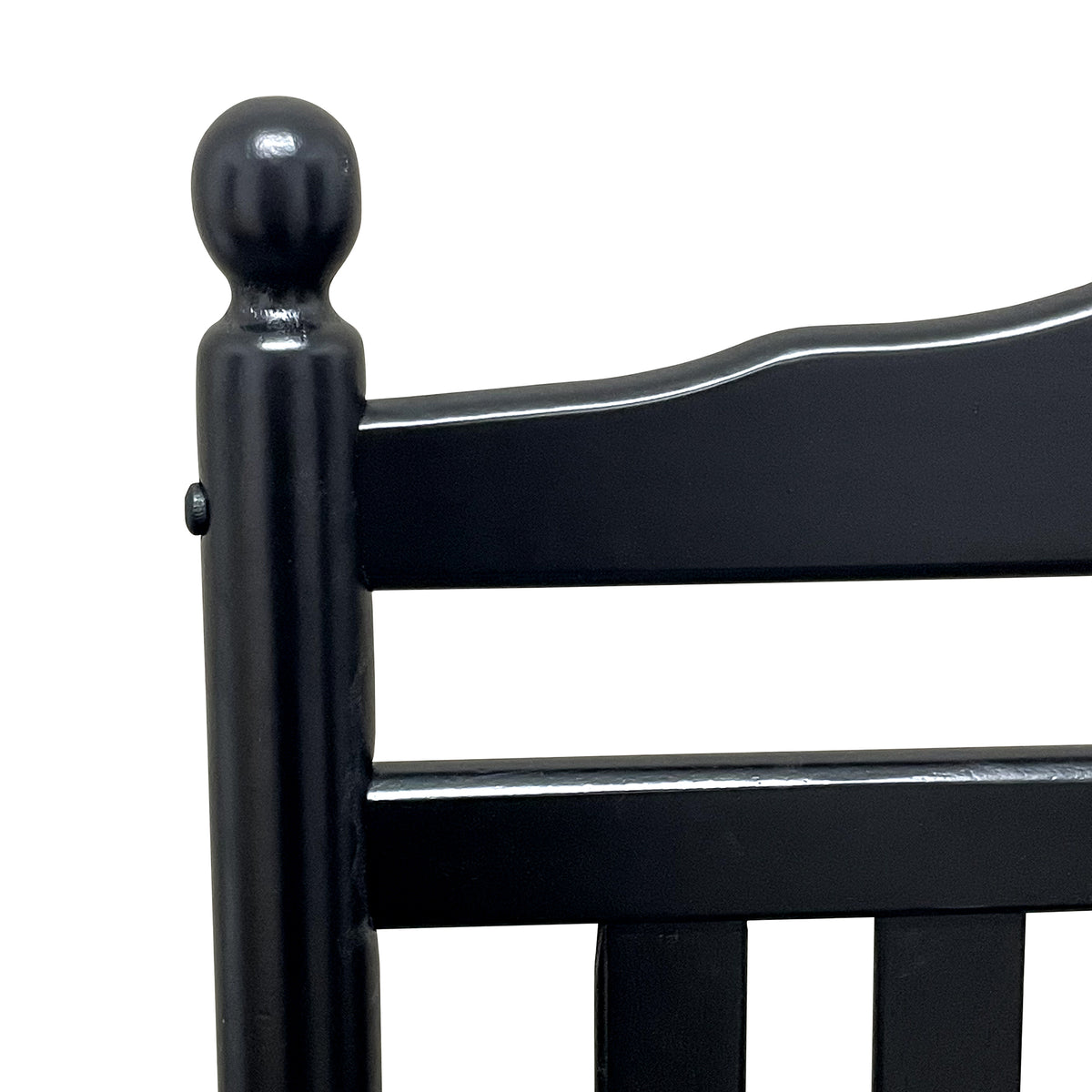 Classic Black Porch Rocking Chair