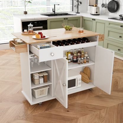 Kitchen Island Cart White Oak