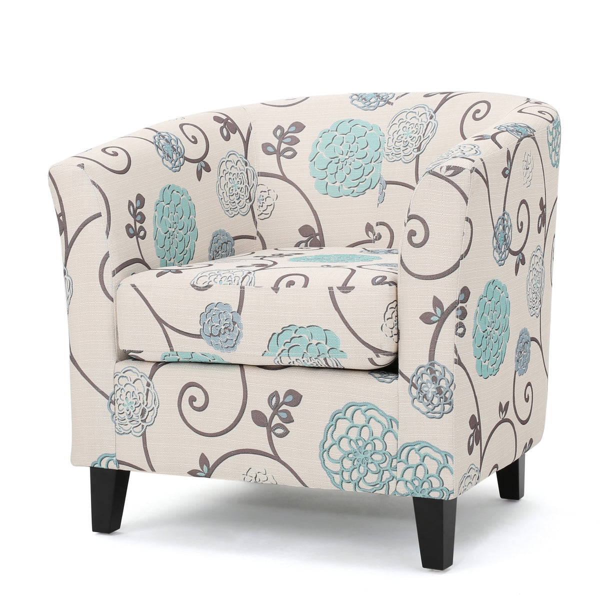 Plaza Velvet Club Chair – White