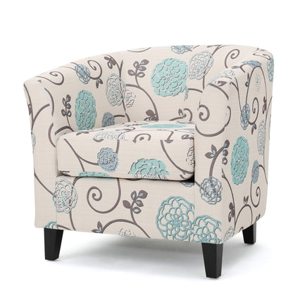 Plaza Velvet Club Chair – White