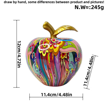 Colorful Apple Ornament