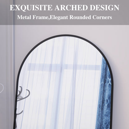 Oversized Full Body Mirror Black
