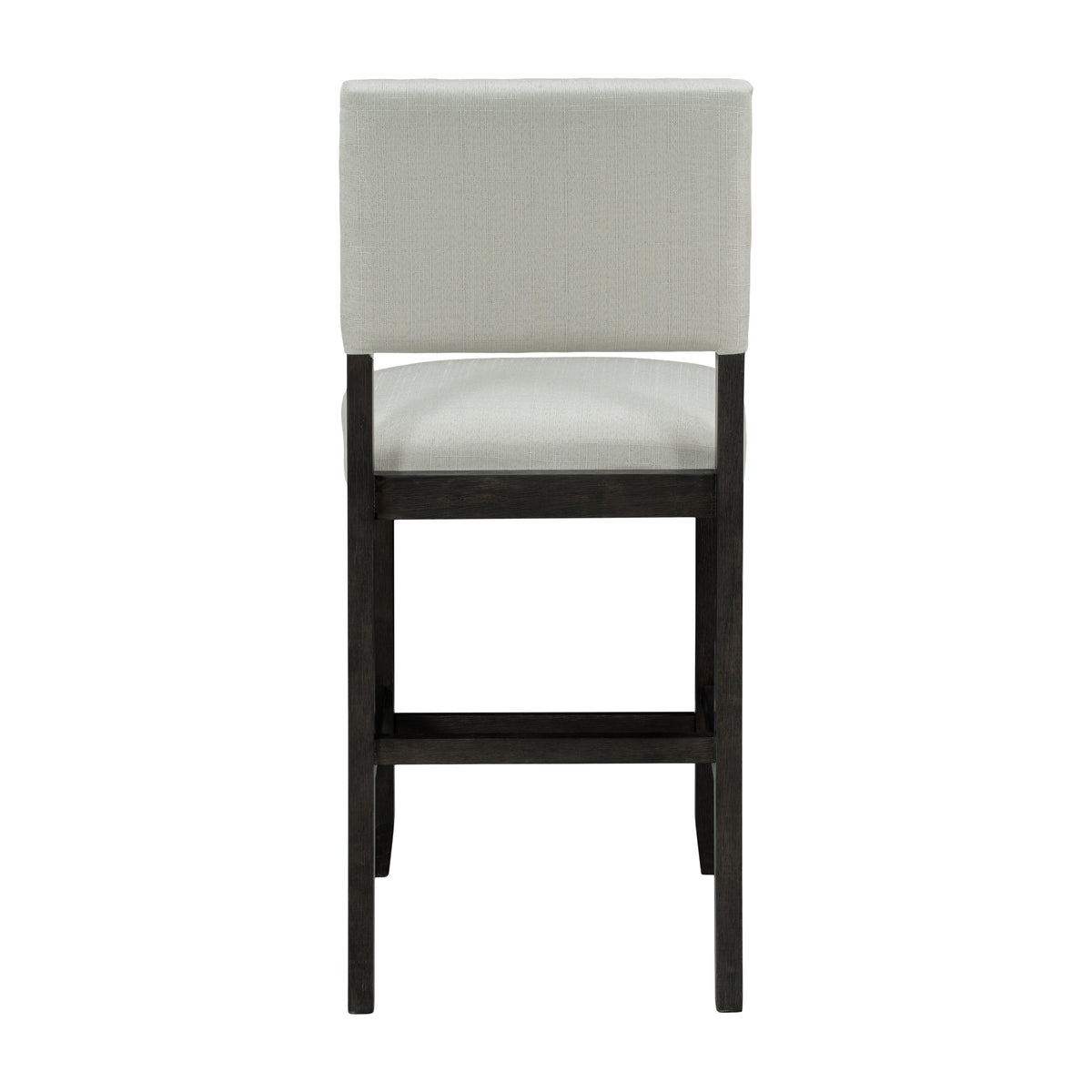 Espresso 5-Piece Counter Height Dining Set – Solid Wood Table with Upholstered Chairs
