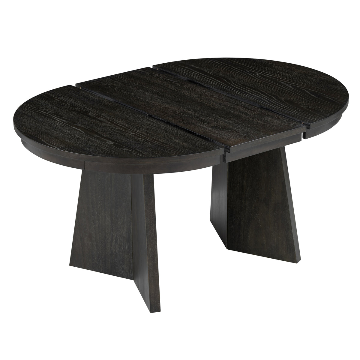 Retro Dining Set (5 pcs) – Espresso Finish