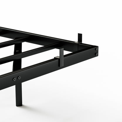 Floating Platform Bed Frame with LED Headboard