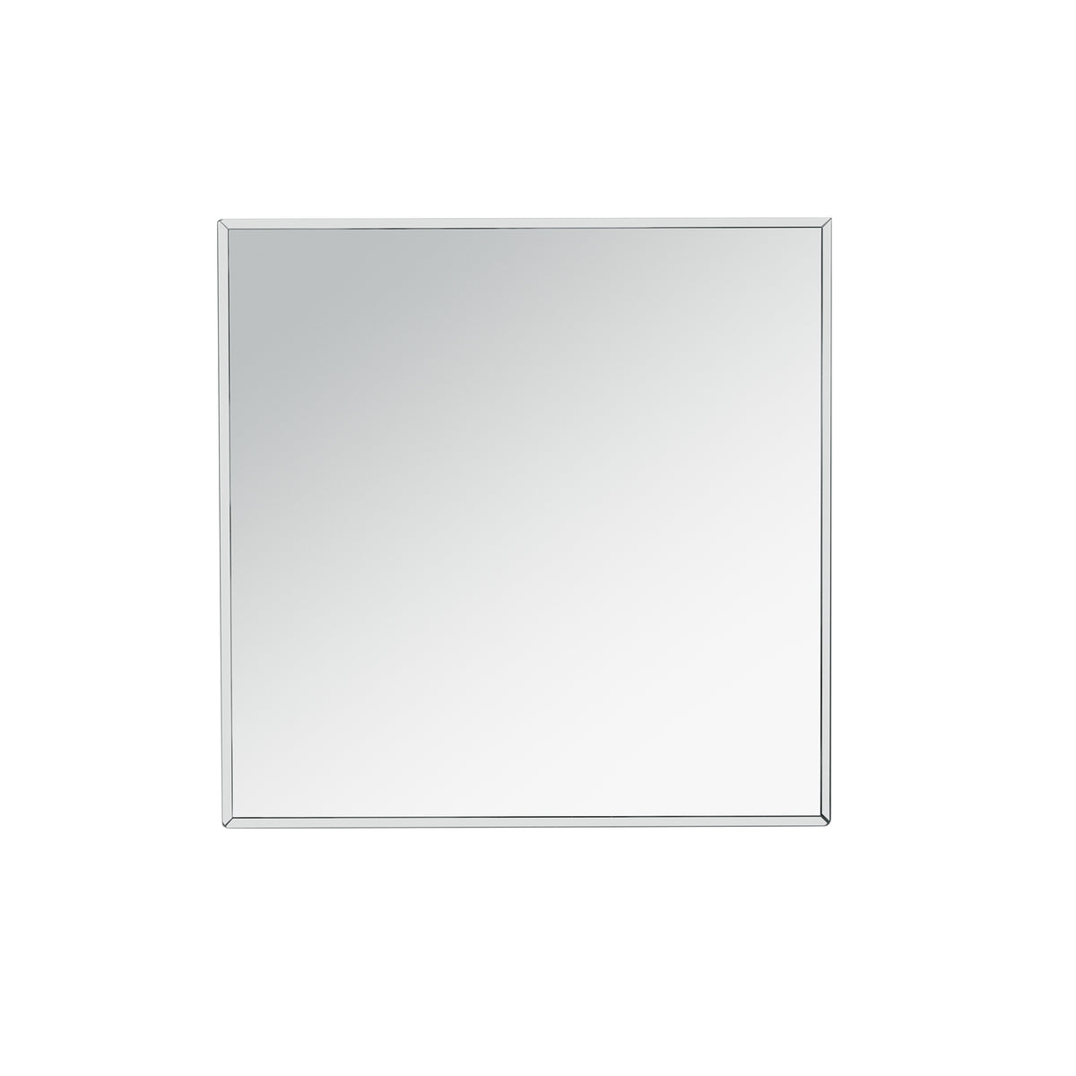 Silver Mirrored Coffee Table – LED Diamond Edge