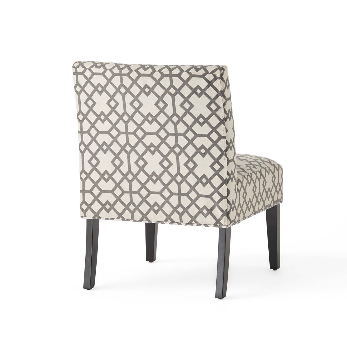 Modern Accent Chair – Cream Fabric