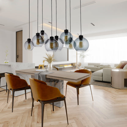 CUBUS Graphite Glass Scandinavian  Pendant Light 8
