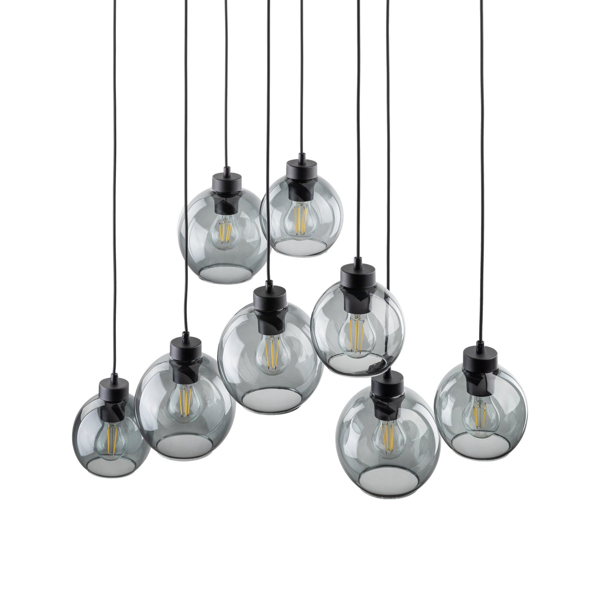 CUBUS Graphite Glass Scandinavian  Pendant Light 8