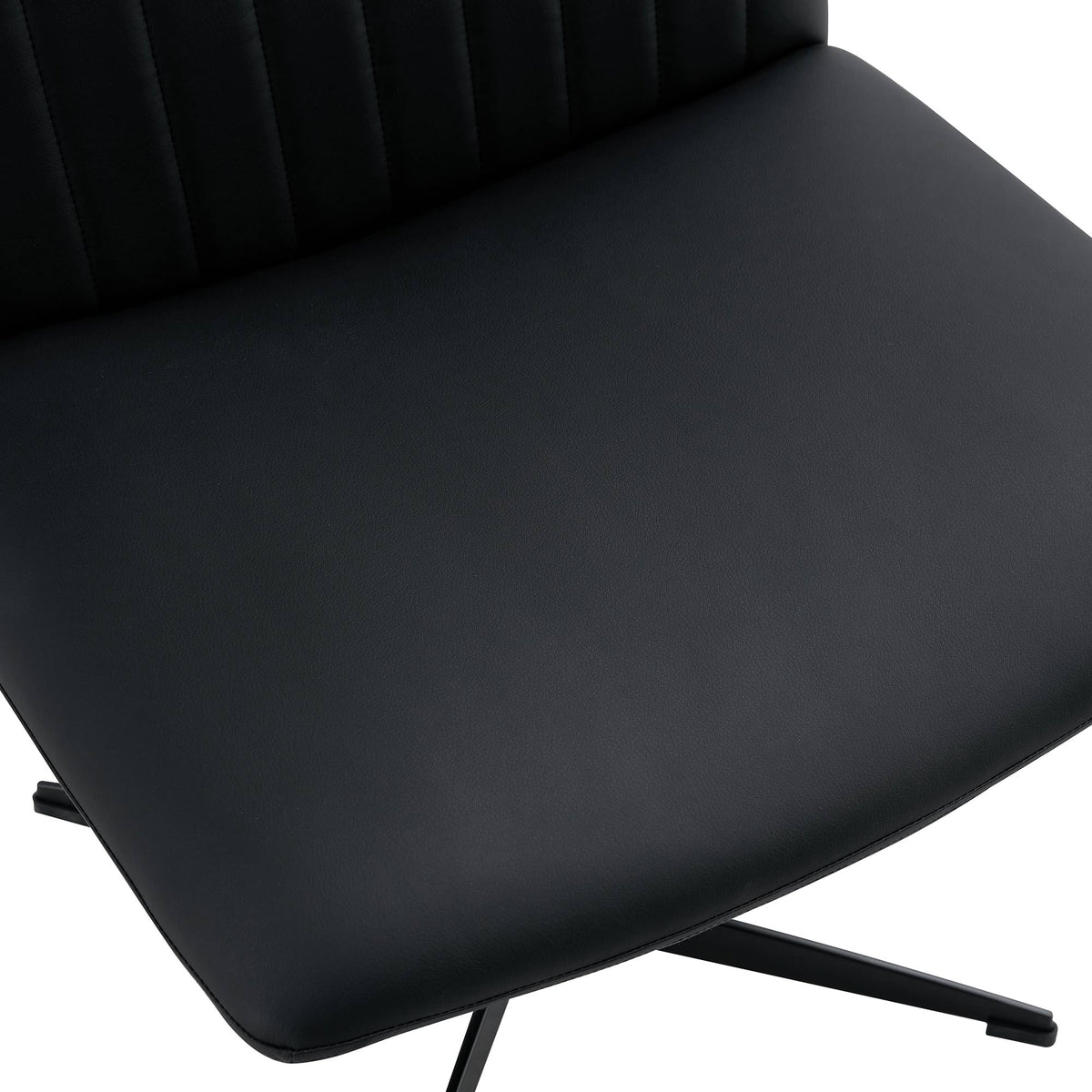 Black PU Swivel Office Chair