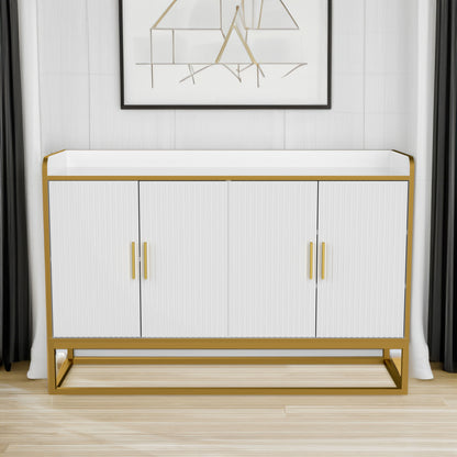 Modern Buffet Cabinet White Gloss