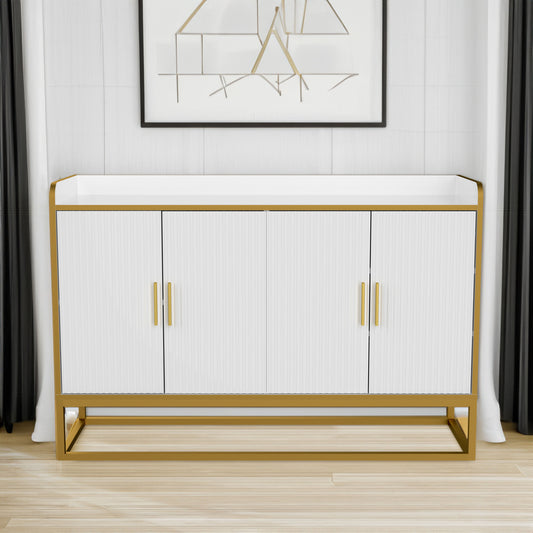 Modern Buffet Cabinet White Gloss