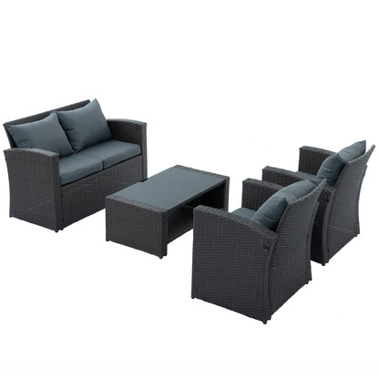 Outdoor Patio Furniture Set Gray