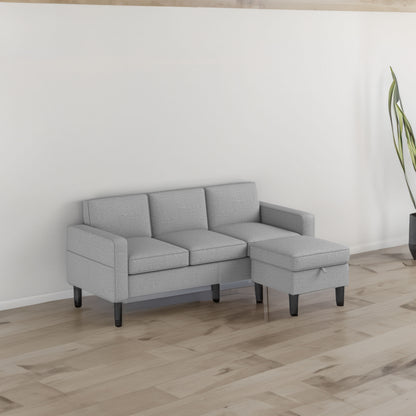 Light Grey Modular Sectional Sofa