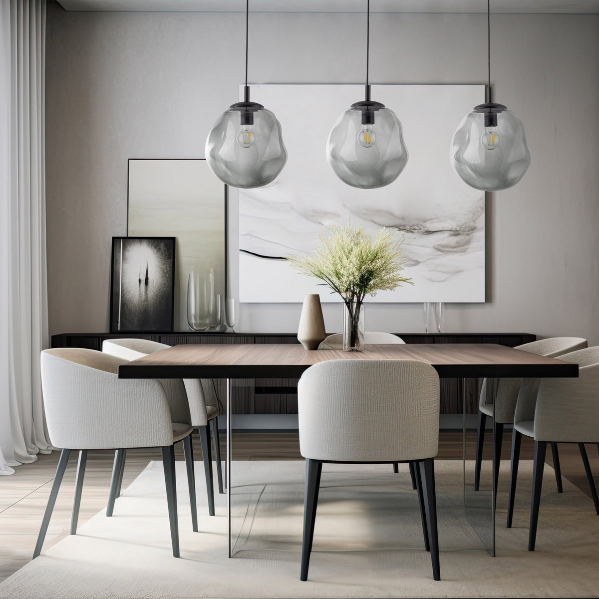 SOL Large Glass Pendant Light