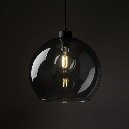 CUBUS Graphite Glass Scandinavian Pendant Light